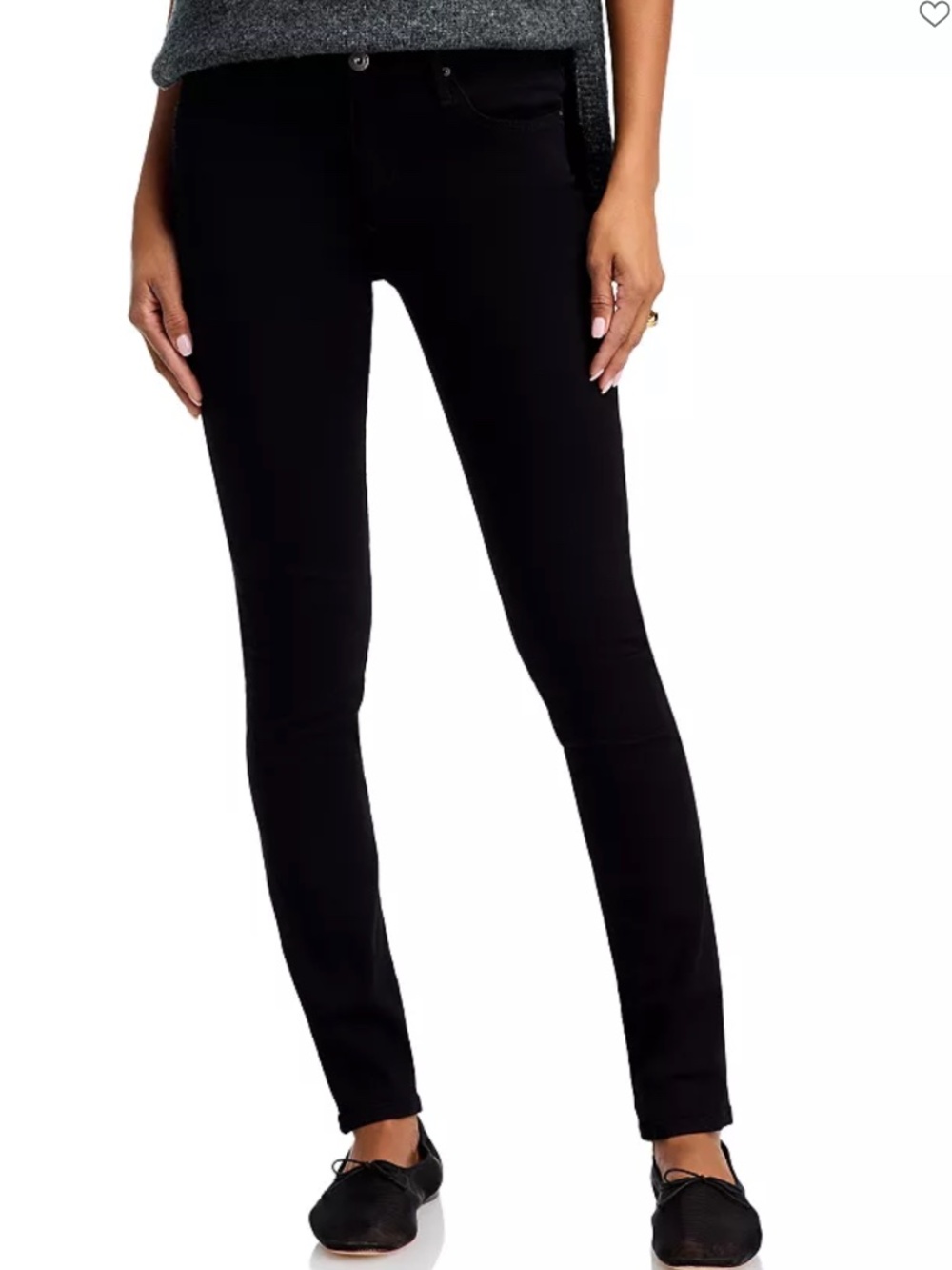 AG Prima Cigarette Jeans in Black